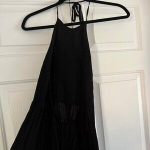 Forever 21 Black Halter Romper